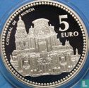Spain 5 euro 2011 (PROOF) "Murcia" - Image 2