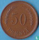 Finlande 50 penniä 1942 (S près de l'épée) - Image 2
