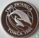 Tonga 2 pa'anga 1986 (PROOF) "25th anniversary of World Wildlife Fund" - Afbeelding 1