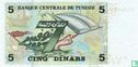 Tunisie 5 Dinars  - Image 2