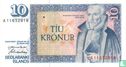 Islande 10 couronnes (J. Nordal & G. Hjartarson) - Image 1