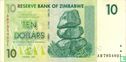 Zimbabwe 10 Dollars 2007 - Image 1