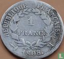 Frankrijk 1 franc 1808 (M) - Afbeelding 1