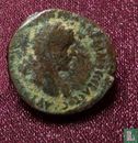 Roman Empire - Bostra, Syria  AE19  (Hadrian, turreted Arabia, with 2 infants)  117-138 CE - Image 2