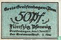 Greifenhagen, Kreis 50 Pfennig 1917 - Afbeelding 1