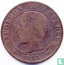 France 5 centimes 1855 (B - dog) - Image 1