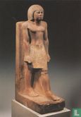 Staand-schrijdend figuur/ Oude Rijk, 6e dynastie, ca. 2300 v. Chr - Afbeelding 1