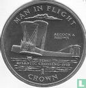 Isle of Man 1 crown 1994 "First Atlantic crossing in 1919" - Image 2