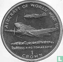 Man 1 crown 1995 (PROOF) "Curtiss P • 40 Tomahawk" - Afbeelding 2