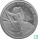 Marshallinseln 5 Dollar 1989 "20th anniversary First Men on the Moon" - Bild 1