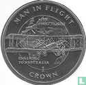 Man 1 crown 1994 "First flight England to Australia" - Afbeelding 2