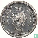Guinee 250 francs 1969 (PROOF) "Lunar Landing" - Afbeelding 1