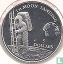 Niue 5 dollars 1992 (PROOF) "First moon landing" - Afbeelding 2