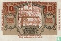 Hallein 10 Heller 1920 (mit rotem zugedruckten Spruch am Rand) - Bild 2