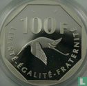 Frankreich 100 Franc 1997 (PP) "80th anniversary of the death of Georges Guynemer" - Bild 2