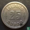 Islande 25 aurar 1937 (type 1) - Image 2