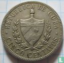 Cuba 5 centavos 1920 (type 1) - Image 2