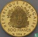 Frankrijk 500 francs 1994 (PROOF) "1996 Summer Olympics in Atlanta" - Afbeelding 1