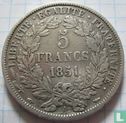 France 5 francs 1851 - Image 1
