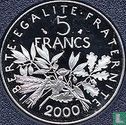 Frankrijk 5 francs 2000 (PROOF) - Afbeelding 1