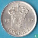 Suède 25 öre 1937 (G grande) - Image 1