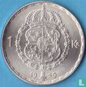 Sweden 1 krona 1949 (9 with bottom outlet) - Image 1