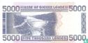 Sierra Leone 5,000 Leones 1993 - Image 2