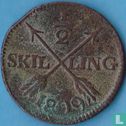 Sweden ½ skilling 1809 (big IV) - Image 1
