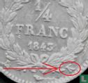 France ¼ franc 1843 (K) - Image 3