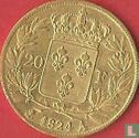 France 20 francs 1824 (A) - Image 1