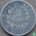 Frankrijk 2 francs 1813 (K) - Afbeelding 1
