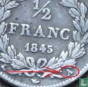 Frankrijk ½ franc 1845 (A) - Afbeelding 3
