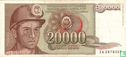 Jugoslawien 20.000 Dinara 1987 (Replacement) - Bild 1