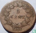 Franse koloniën 5 centimes 1839 - Afbeelding 1