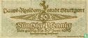 Stuttgart 50 Pfennig ND (1919) - Bild 2