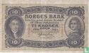 Noorwegen 10 Kroner 1944 - Afbeelding 1