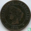 Frankrijk 5 centimes 1876 (K) - Afbeelding 1