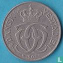 Danish West Indies 5 cents 1905 - Image 1