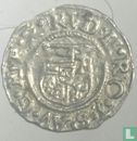 Hongarije  1 denar  1587 - Afbeelding 2