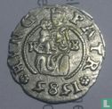 Hongarije 1 denar 1585 - Afbeelding 1