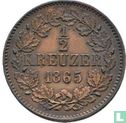 Baden ½ kreuzer 1865 - Image 1