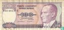Turkije 100 Lira ND (1983/L1970) P194a2 - Afbeelding 1