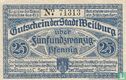 Weilburg 25 Pfennig 1920 - Afbeelding 1