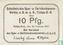 Tichau 10 Pfennig 1917 - Bild 1