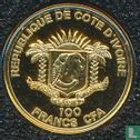 Ivoorkust 100 francs 2016 (PROOF) "Joan of Arc" - Afbeelding 2