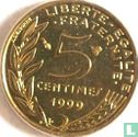 Frankreich 5 Centime 1999 - Bild 1