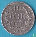 Sweden 10 öre 1865 - Image 1