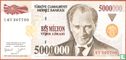 Turkije 5 Miljoen Lira 1997 (L1970) - Afbeelding 1