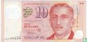 Singapore 10 dollar - Afbeelding 1