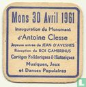 Mons Fetes de la Bière 1961 Journée Antoine Clesse - Afbeelding 2